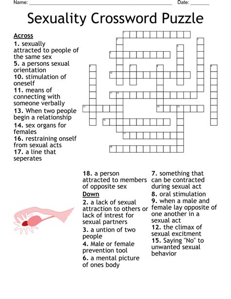pertaining to sexual ardor crossword